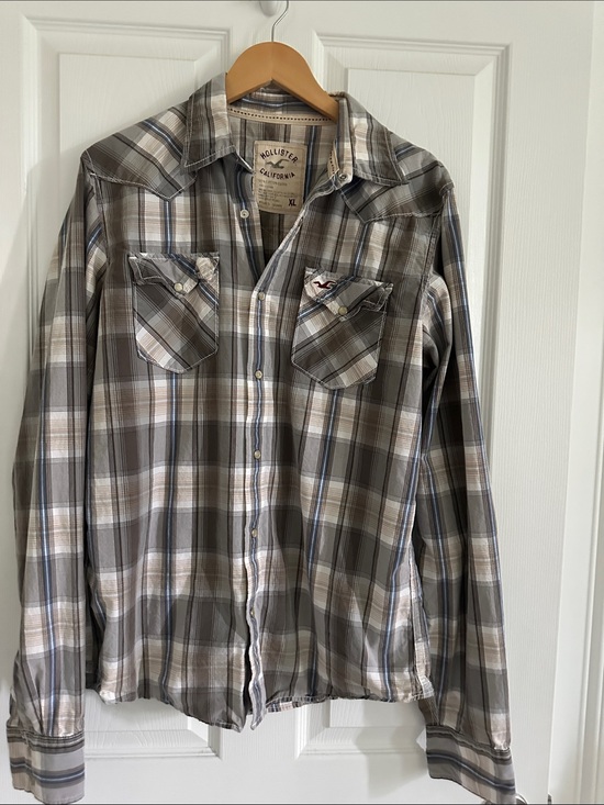 Hollister Other - Hollister Western Plaid Button-Down Shirt